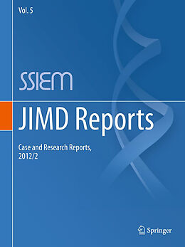 Couverture cartonnée JIMD Reports - Case and Research Reports, 2012/2 de 