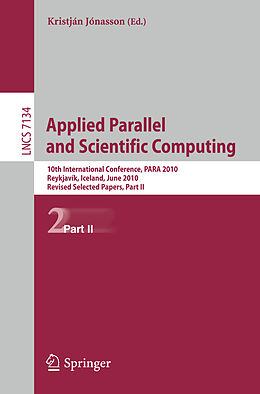 Couverture cartonnée Applied Parallel and Scientific Computing de 