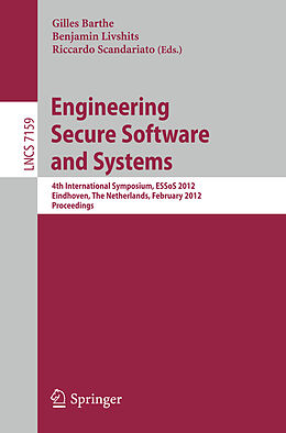 E-Book (pdf) Engineering Secure Software and Systems von 