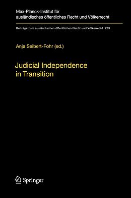 eBook (pdf) Judicial Independence in Transition de 