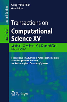 Kartonierter Einband Transactions on Computational Science XV von 