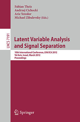 Kartonierter Einband Latent Variable Analysis and Signal Separation von 