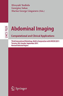 Kartonierter Einband Abdominal Imaging: Computational and Clinical Applications von 