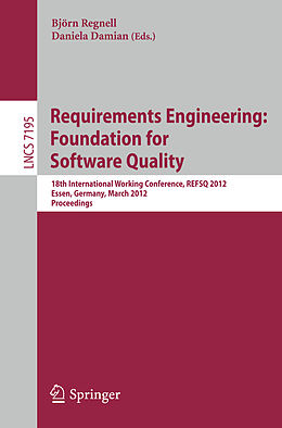 Kartonierter Einband Requirements Engineering: Foundation for Software Quality von 