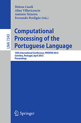 Kartonierter Einband Computational Processing of the Portuguese Language von 