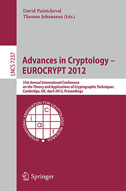 Kartonierter Einband Advances in Cryptology - EUROCRYPT 2012 von 