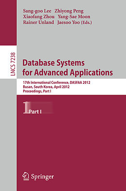 Kartonierter Einband Database Systems for Advanced Applications, 2 Vols. von 