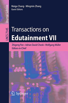 Kartonierter Einband Transactions on Edutainment VII von 