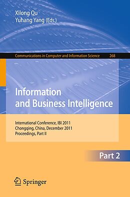 E-Book (pdf) Information and Business Intelligence von 
