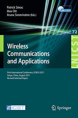 Couverture cartonnée Wireless Communications and Applications de 