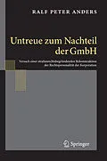 E-Book (pdf) Untreue zum Nachteil der GmbH von Ralf Peter Anders