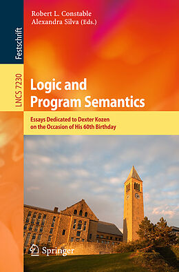 Kartonierter Einband Logic and Program Semantics von 