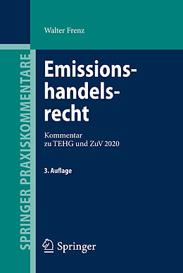 Fester Einband Emissionshandelsrecht von Walter Frenz