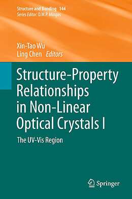 Livre Relié Structure-Property Relationships in Non-Linear Optical Crystals I de 