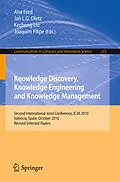 E-Book (pdf) Knowledge Discovery, Knowledge Engineering and Knowledge Management von 