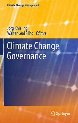 Livre Relié Climate Change Governance de 