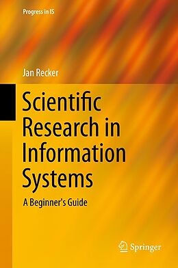 eBook (pdf) Scientific Research in Information Systems de Jan Recker