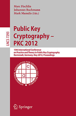 Kartonierter Einband Public Key Cryptography - PKC 2012 von 
