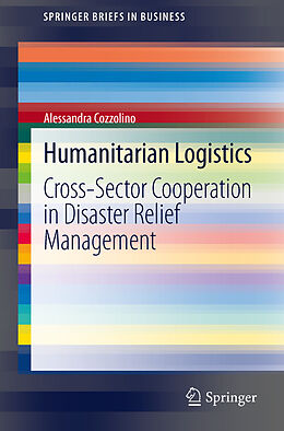 Couverture cartonnée Humanitarian Logistics de Alessandra Cozzolino