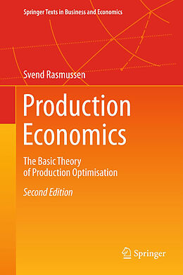 Fester Einband Production Economics von Svend Rasmussen
