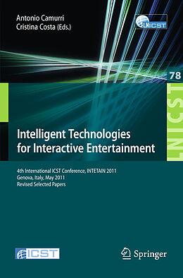 eBook (pdf) Intelligent Technologies for Interactive Entertainment de 