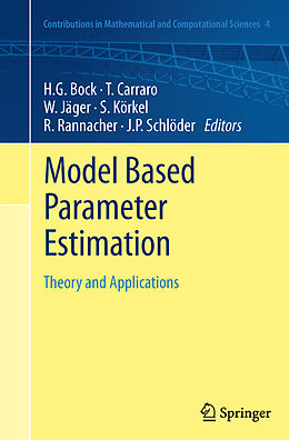 Livre Relié Model Based Parameter Estimation de 