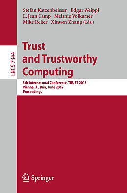 Kartonierter Einband Trust and Trustworthy Computing von 