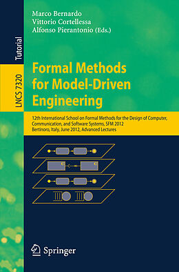 Kartonierter Einband Formal Methods for Model-Driven Engineering von 