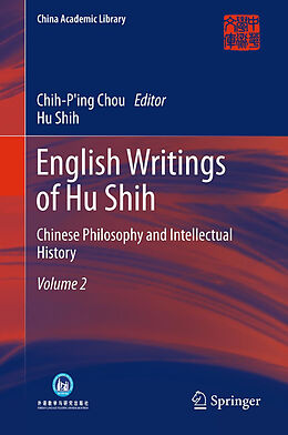 Livre Relié English Writings of Hu Shih de Hu Shih