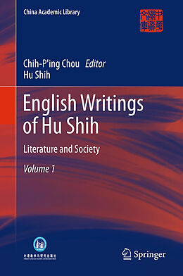 Livre Relié English Writings of Hu Shih de Hu Shih