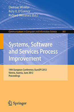Kartonierter Einband Systems, Software and Services Process Improvement von 