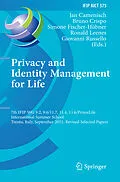E-Book (pdf) Privacy and Identity Management for Life von 