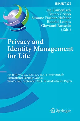 E-Book (pdf) Privacy and Identity Management for Life von 