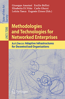 Couverture cartonnée Methodologies and Technologies for Networked Enterprises de 