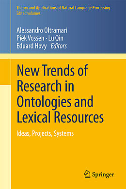 Fester Einband New Trends of Research in Ontologies and Lexical Resources von 