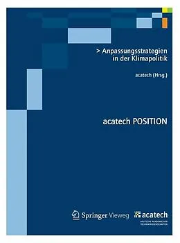 E-Book (pdf) Anpassungsstrategien in der Klimapolitik von acatech