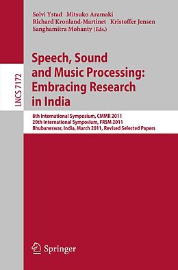 E-Book (pdf) Speech, Sound and Music Processing: Embracing Research in India von 