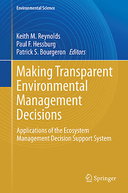 Livre Relié Making Transparent Environmental Management Decisions de 