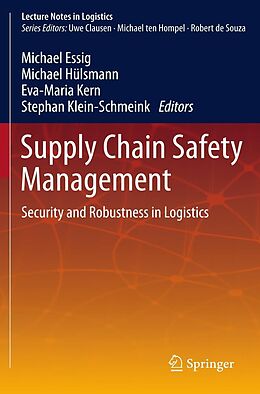 E-Book (pdf) Supply Chain Safety Management von Michael Essig, Michael Hülsmann, Eva-Maria Kern