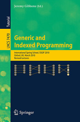 Kartonierter Einband Generic and Indexed Programming von 