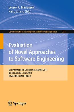 E-Book (pdf) Evaluation of Novel Approaches to Software Engineering von 