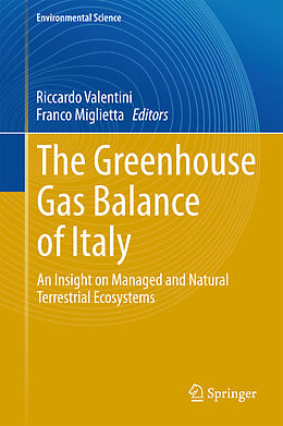 Livre Relié The Greenhouse Gas Balance of Italy de 