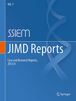 Couverture cartonnée JIMD Reports - Case and Research Reports, 2012/4 de 