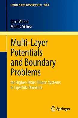 E-Book (pdf) Multi-Layer Potentials and Boundary Problems von Irina Mitrea, Marius Mitrea