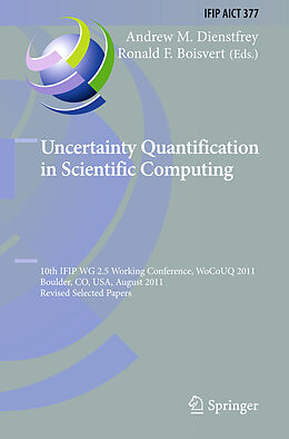 Fester Einband Uncertainty Quantification in Scientific Computing von 