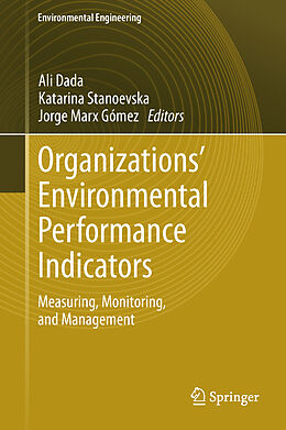 Livre Relié Organizations  Environmental Performance Indicators de 