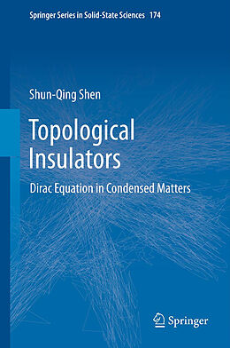 Fester Einband Topological Insulators von Shun-Qing Shen