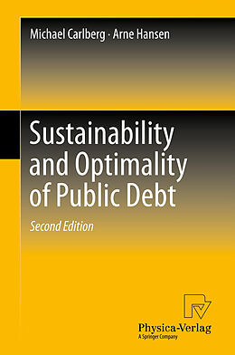 Livre Relié Sustainability and Optimality of Public Debt de Arne Hansen, Michael Carlberg