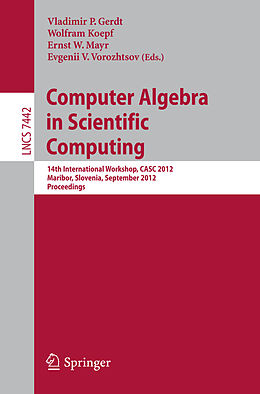 Kartonierter Einband Computer Algebra in Scientific Computing von 