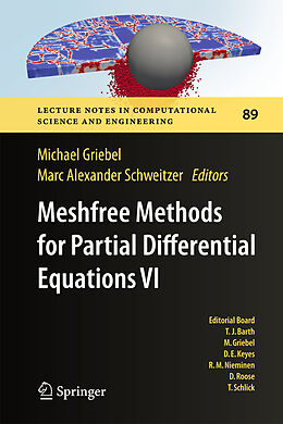 Fester Einband Meshfree Methods for Partial Differential Equations VI von 